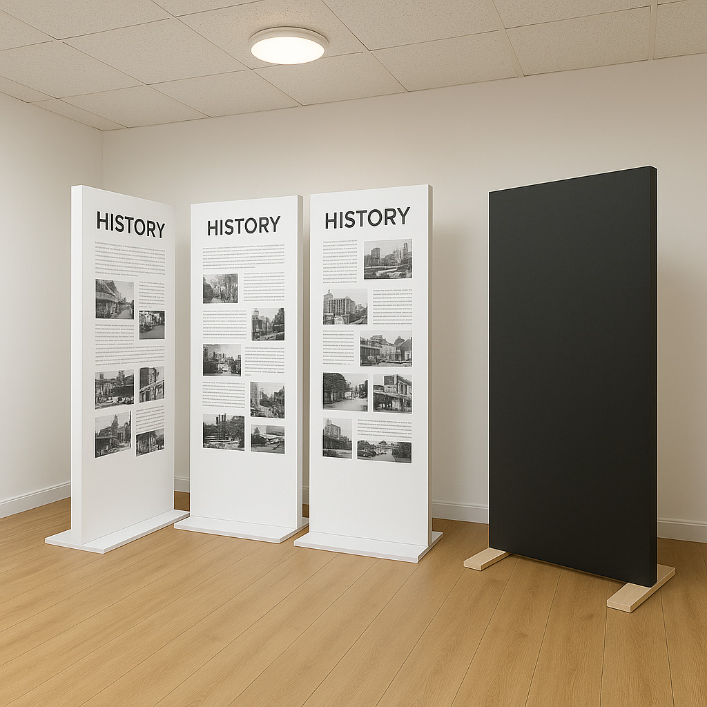 papan partisi event pameran